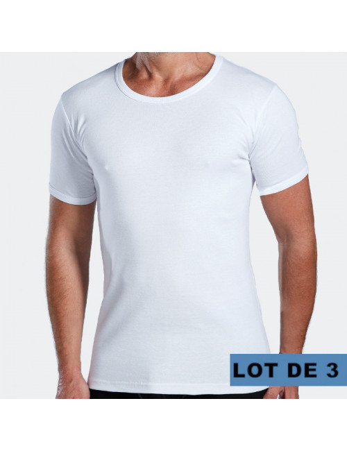Tee-shirt blanc Jet Tricotage Toulousain