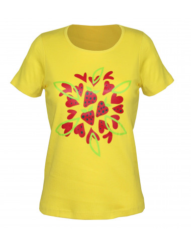 Tee-shirt fantaisie col rond