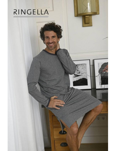 Chemise de nuit longue pour homme