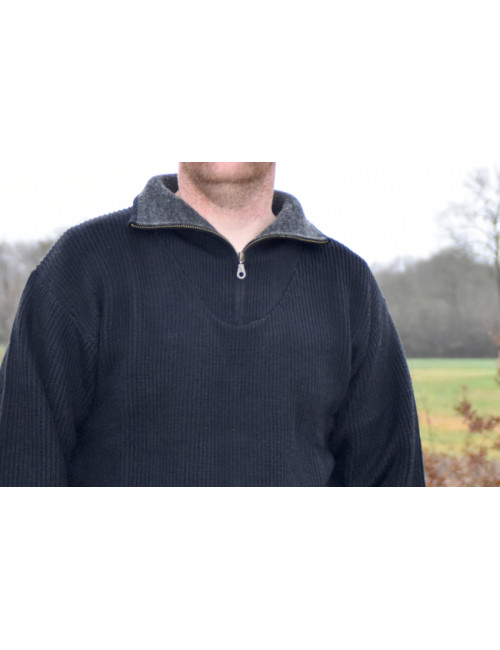Pull camionneur en laine