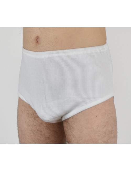 Slip à côte fermé taille haute