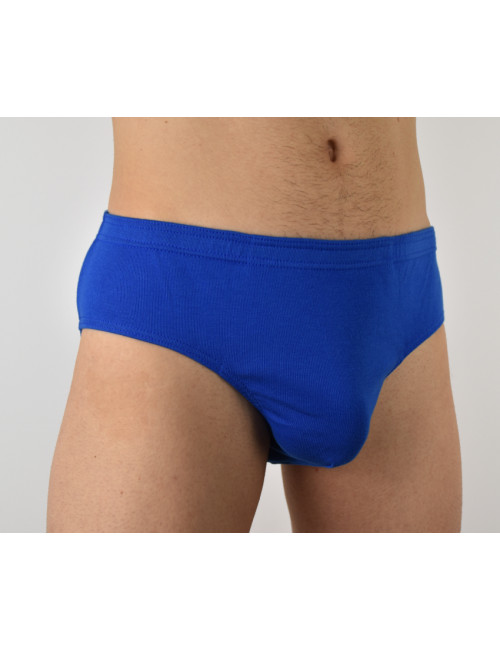 Slip classique taille basse Bleu Royal
