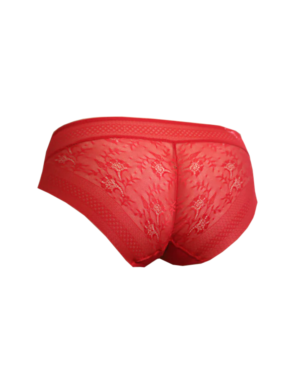 Slip femme invisible rouge