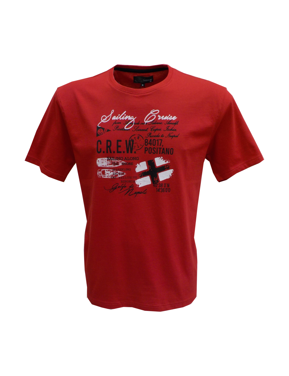 T-shirt grande taille homme rouge