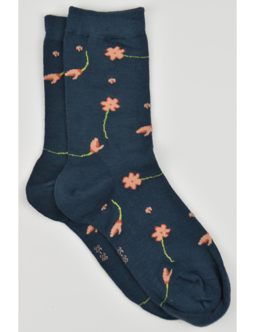 Chaussette fantaisie en bambou