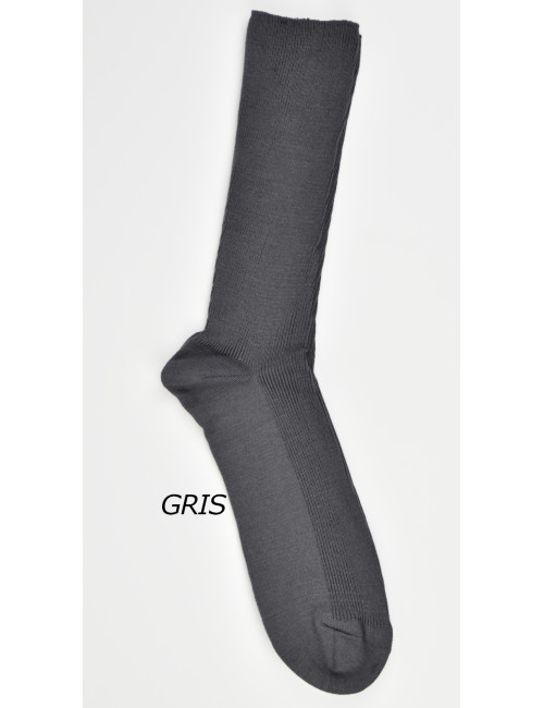 Lot de 2 paires de chaussette médicalisé en coton fil d'écosse mercerisé