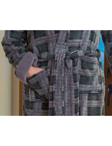 Robe de chambre homme polaire - robe de chambre homme grande taille - robe de chambre polaire grande taille