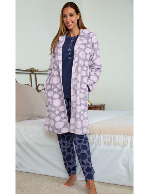 Robe de chambre en polaire