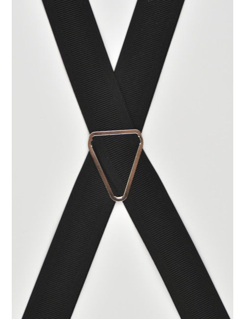Bretelle grande taille large noire
