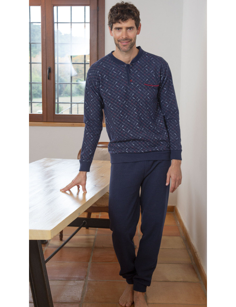 Pyjama polaire marine