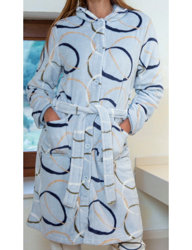 peignoir femme chaud - robe de chambre hiver femme - robe de chambre pour la maison