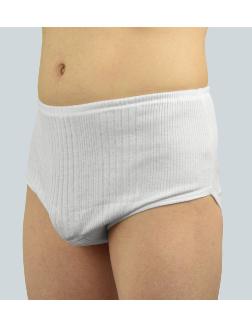 Slip à côte fermé taille haute
