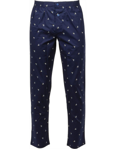 pyjama à braguette bouton au pantalon