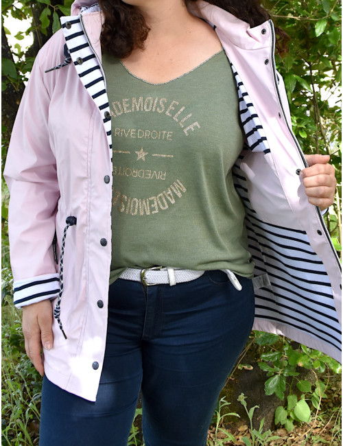 Blouson imperméable Rose SABLE & MER
