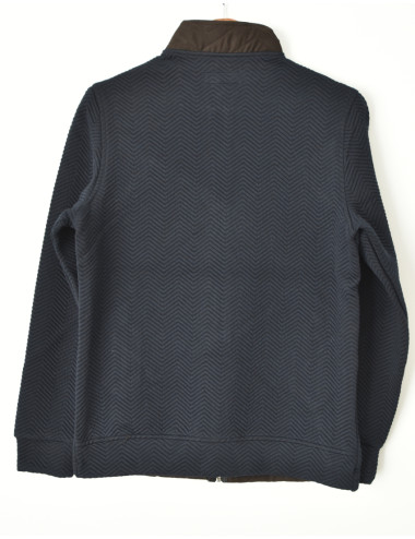 Gilet zippé manches longues extensible matelassé