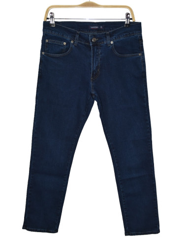 Jean - Homme - Coupe regular - Bleu - Coton/Polyester- Fabriqué au Portugal