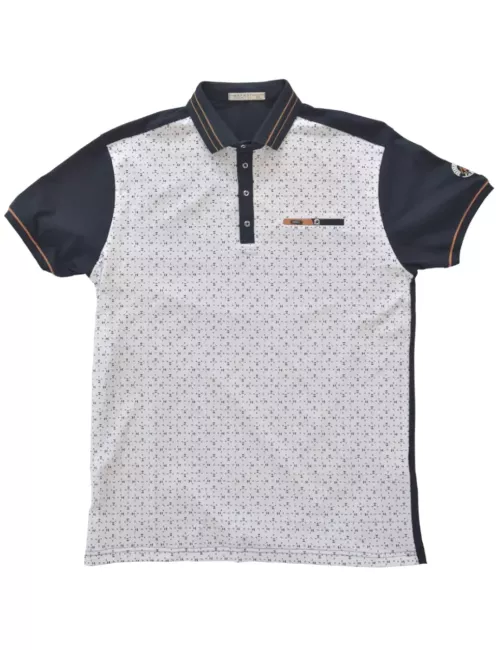 Polo à motifs grande taille