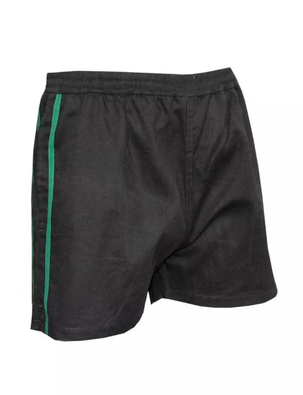 Short court Noir bande Verte