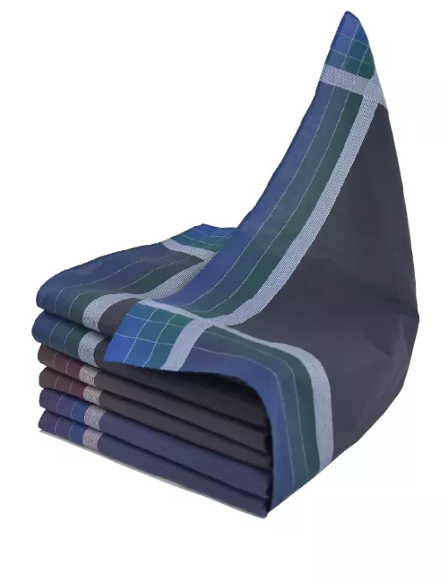 Lot de 6 mouchoirs Thomas (43x43cm)