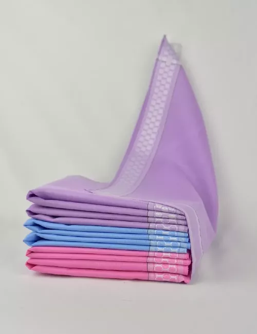 Lot de 6 mouchoirs assortis (32x32cm)