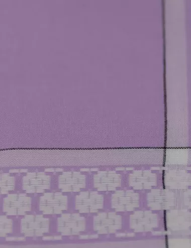 mouchoir coton jumel - mouchoir tissus violet - mouchoir rose - mouchoir bleu - mouchoir élégant pastel