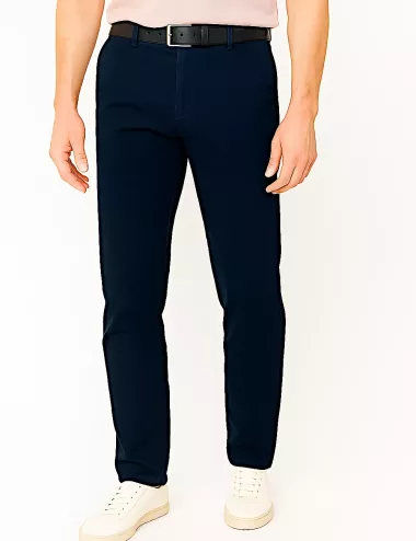 Pantalon chino bleu marine 4440