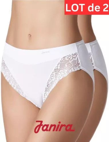 Pack de 2 culottes Milano esencial blanc