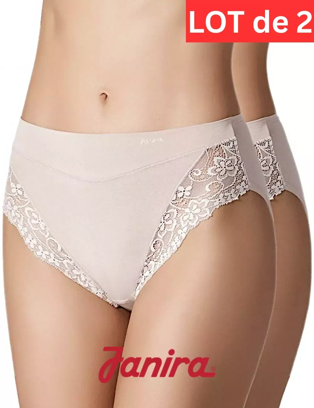 Pack de 2 culottes Milano esencial Dune