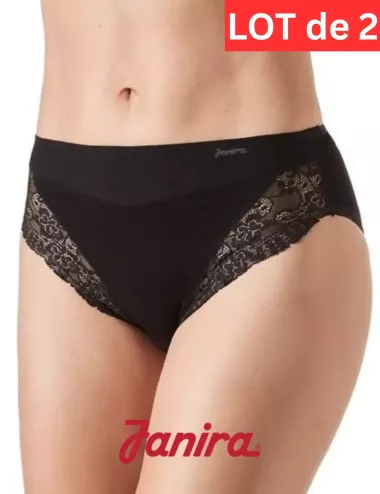 Pack de 2 culottes Milano esencial Noir
