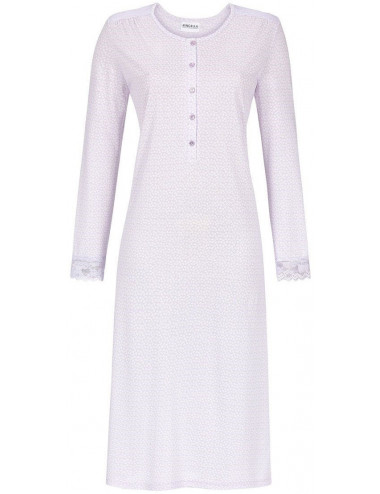 Chemise de nuit manches longues en Coton/Modal