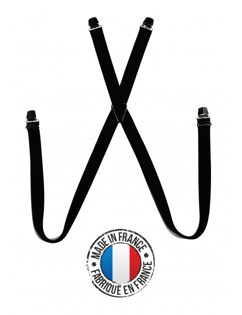 Bretelle grande taille large noire