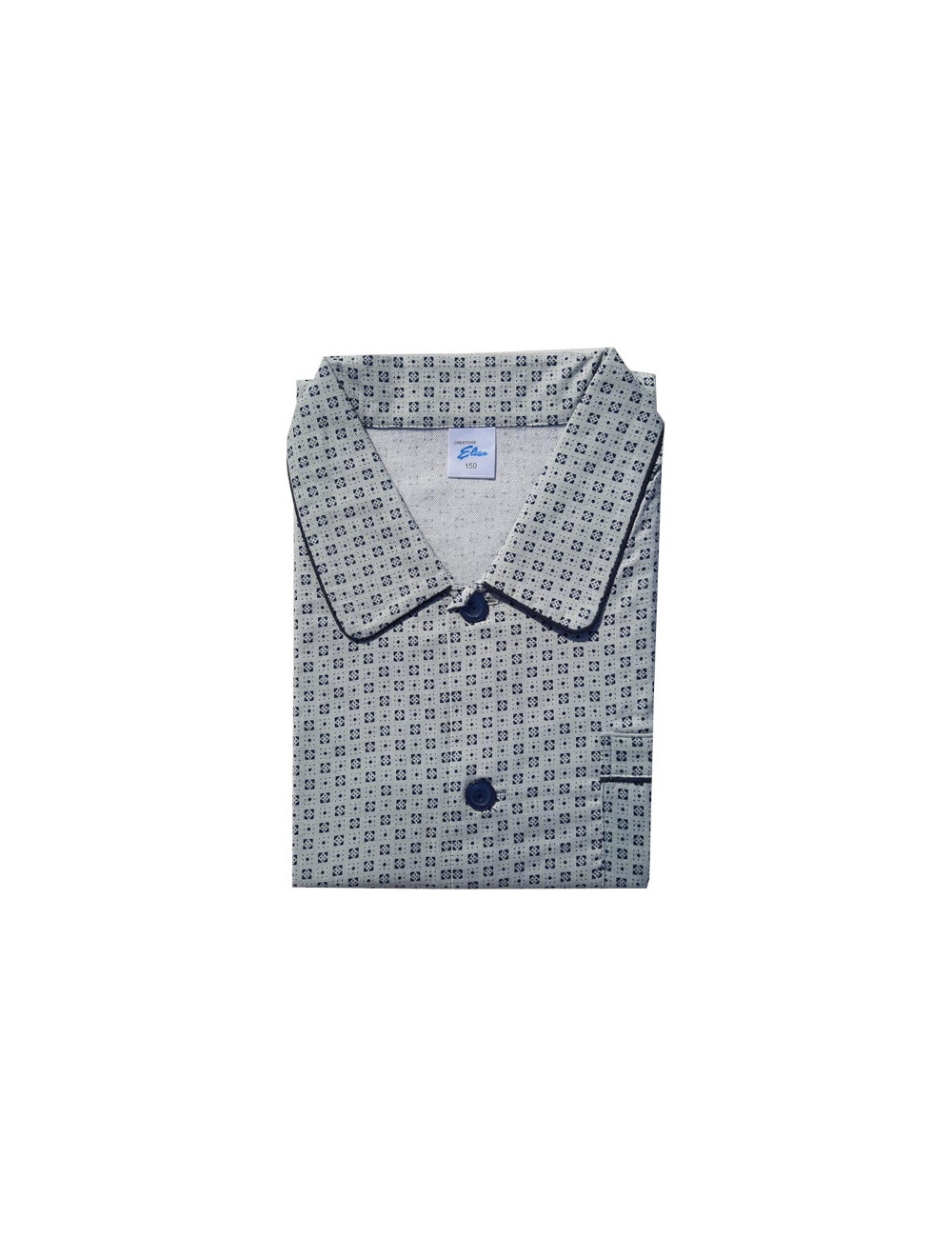 Pyjama ouvert manches longues