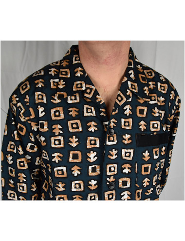 Liquette courte homme en tissus 100% coton