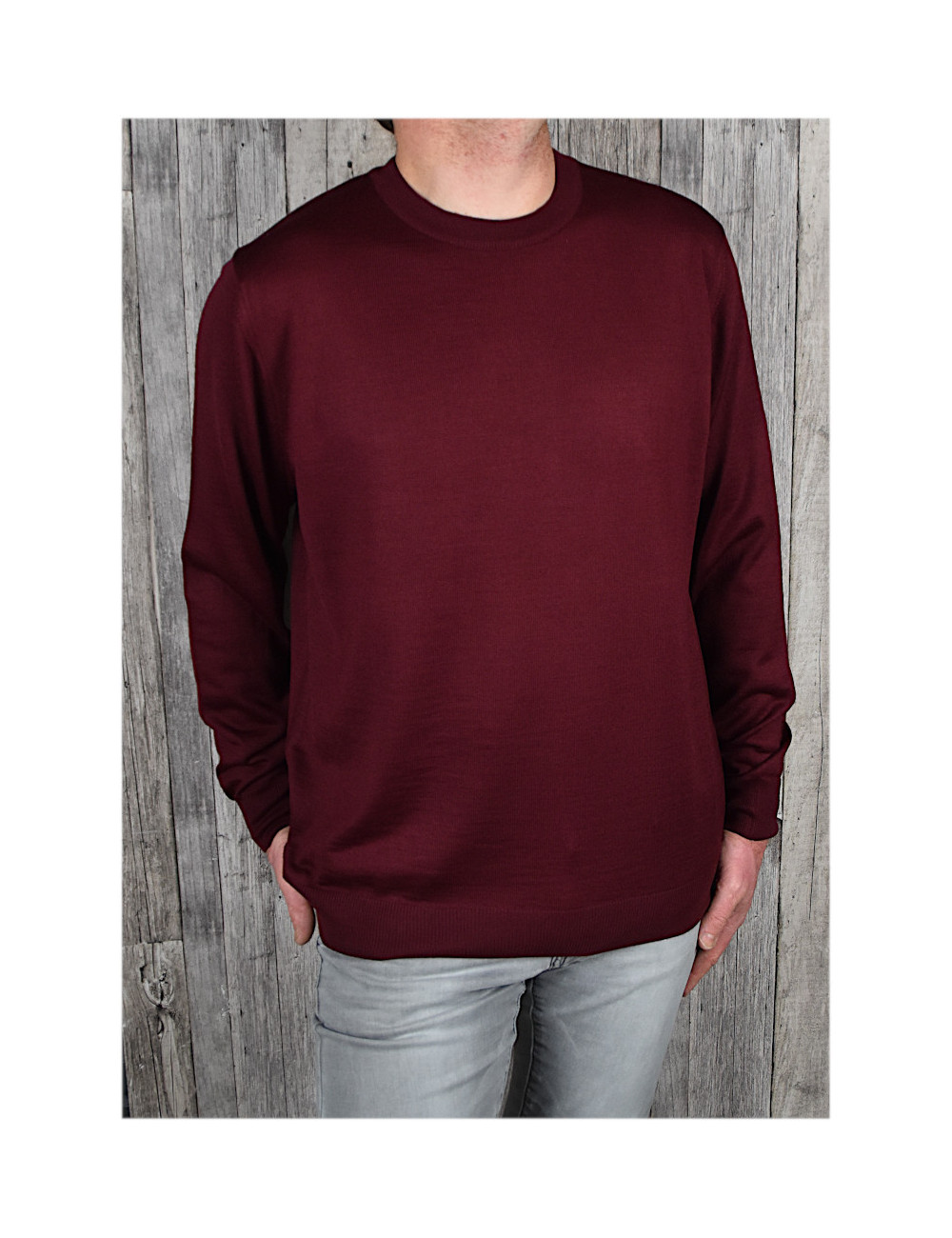 Pull  en laine fin 30% Mérinos