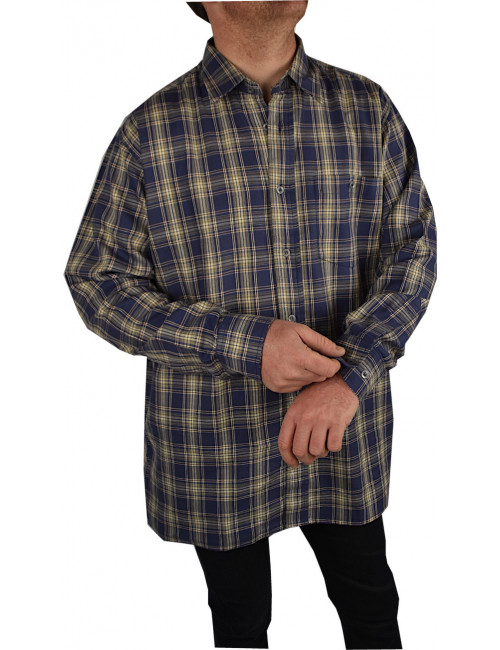 Chemise a carreaux Bleu / Jaune
