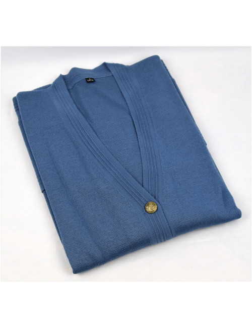 Cardigan uni GRANDE TAILLE 50% Mérinos